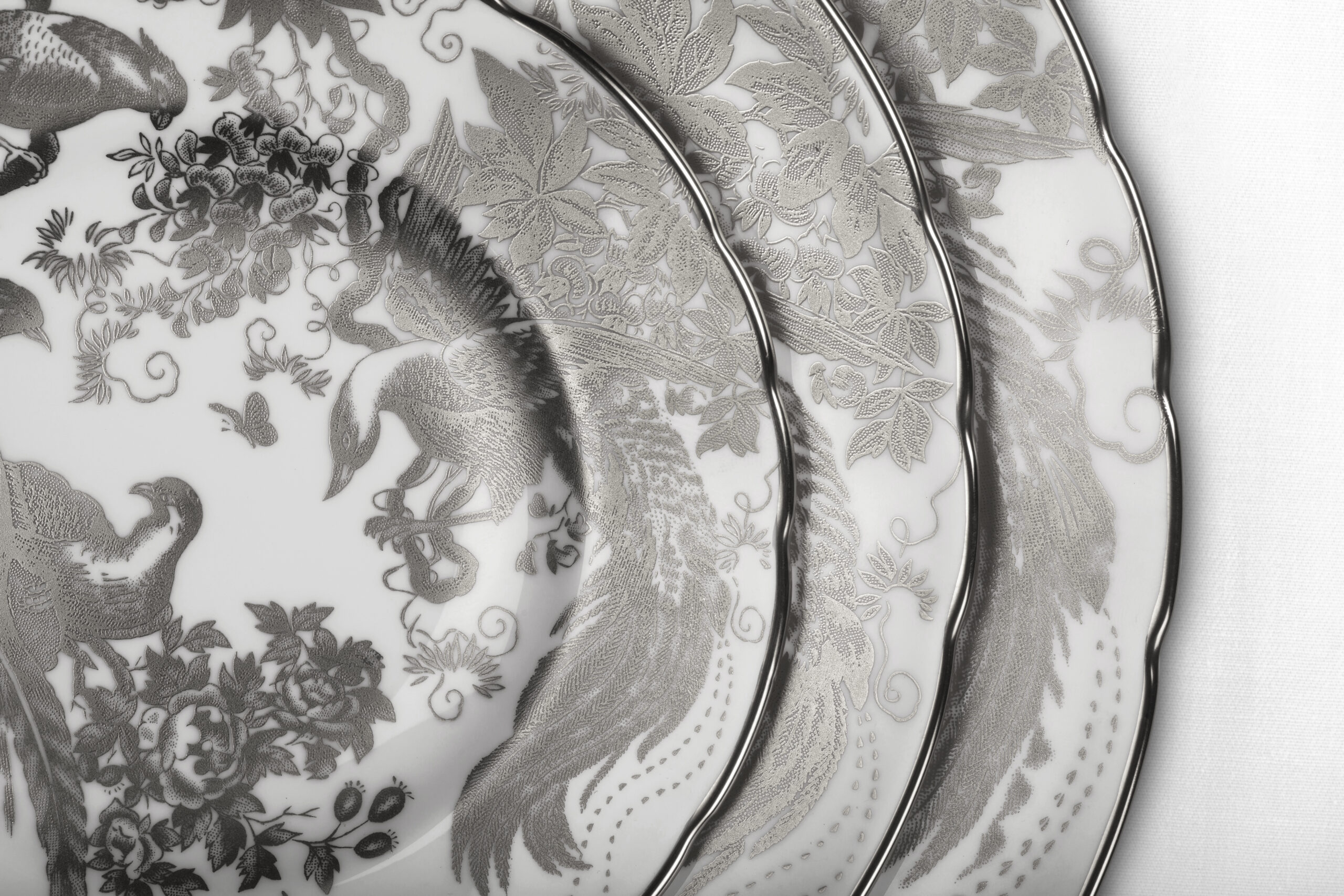 Aves Palladium - 33 Piece Dinner Service