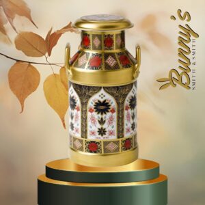 Old Imari Solid Gold Band Churn - 1st Quality
