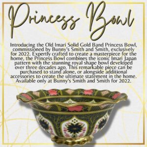 Old Imari Solid Gold Band Princess Bowl - 1st Quality