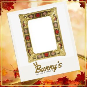 Old Imari Solid Gold Band Small Photo Frame (5" x 7") - 1st Quality