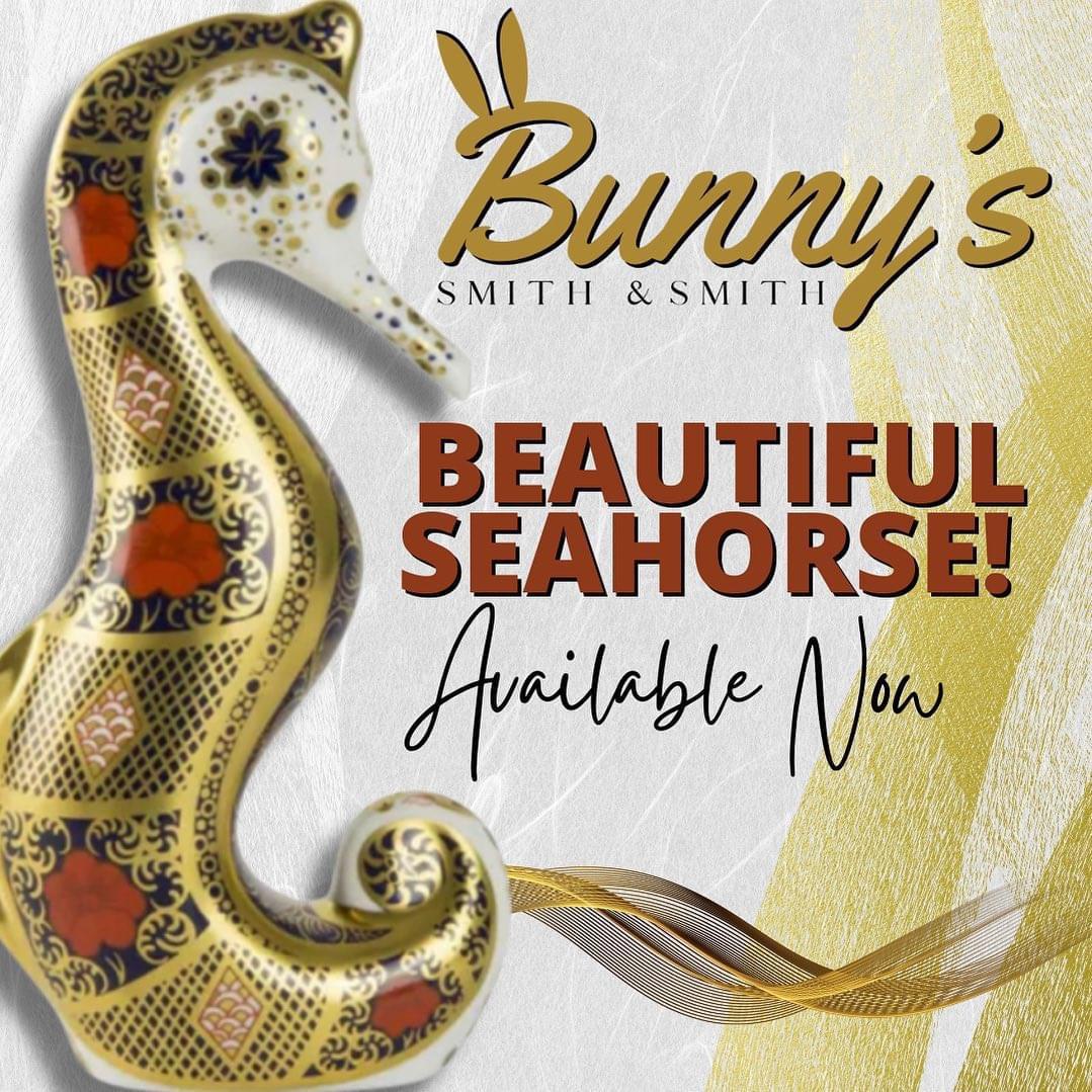 Old Imari Solid Gold Band Seahorse 1st Quality - Image 2