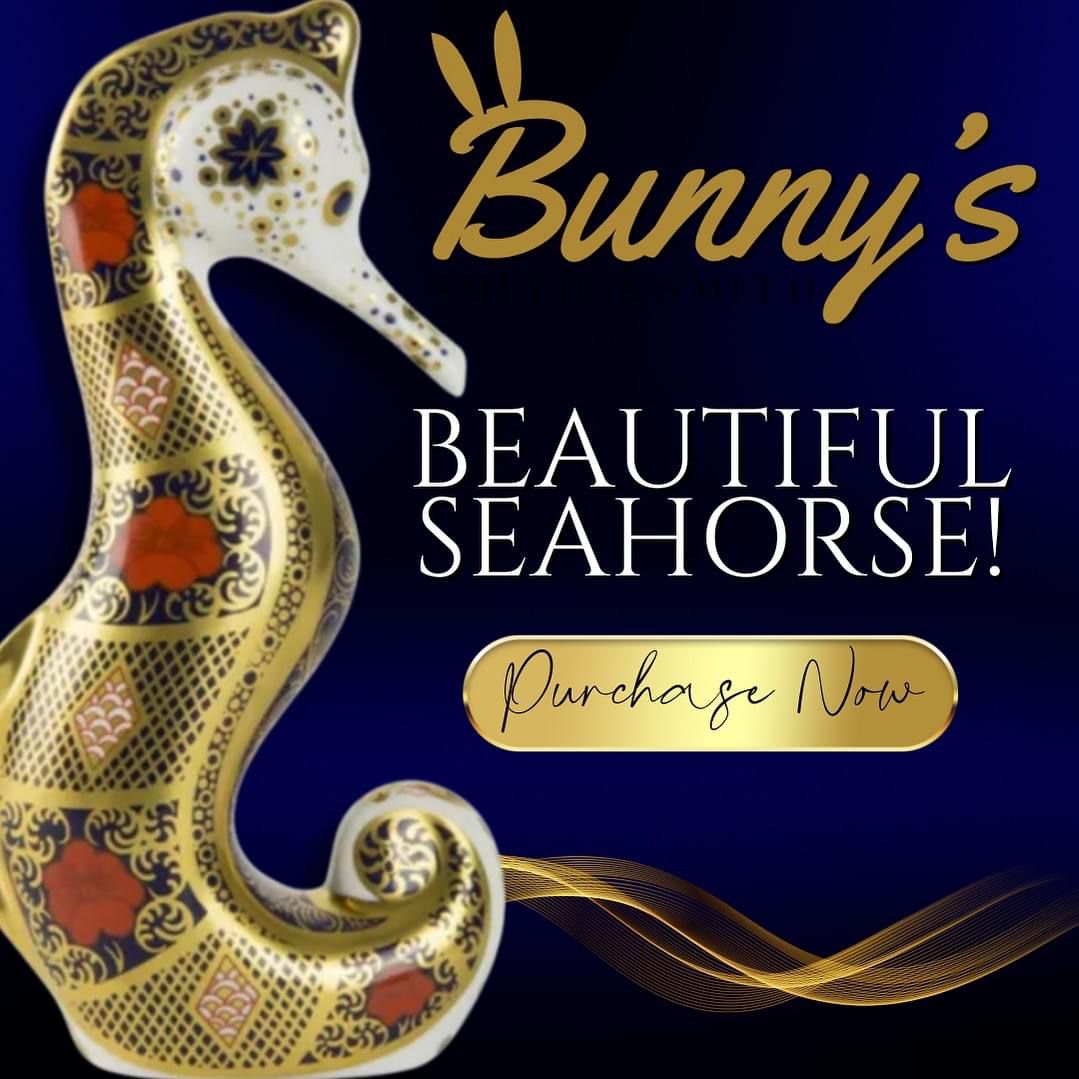 Old Imari Solid Gold Band Seahorse 1st Quality - Image 3